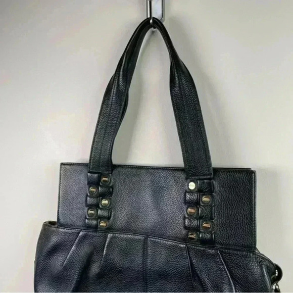 Bodhi‎ Black Pebbled Leather Tote Bag - Picture 4 of 8
